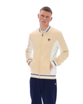Veste de survêtement de baseball Settanta beige classique