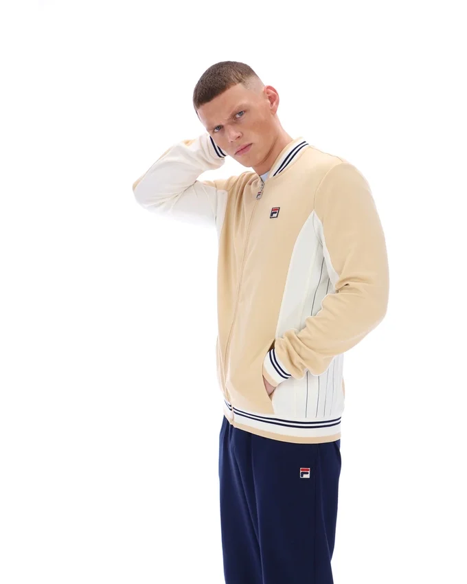 Veste de survêtement de baseball Settanta beige classique