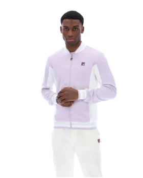 Veste de survêtement de baseball Settanta couleur Misty Lilac