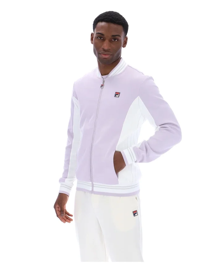 Veste de survêtement de baseball Settanta couleur Misty Lilac