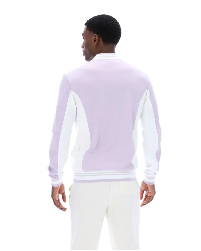 Veste de survêtement de baseball Settanta couleur Misty Lilac