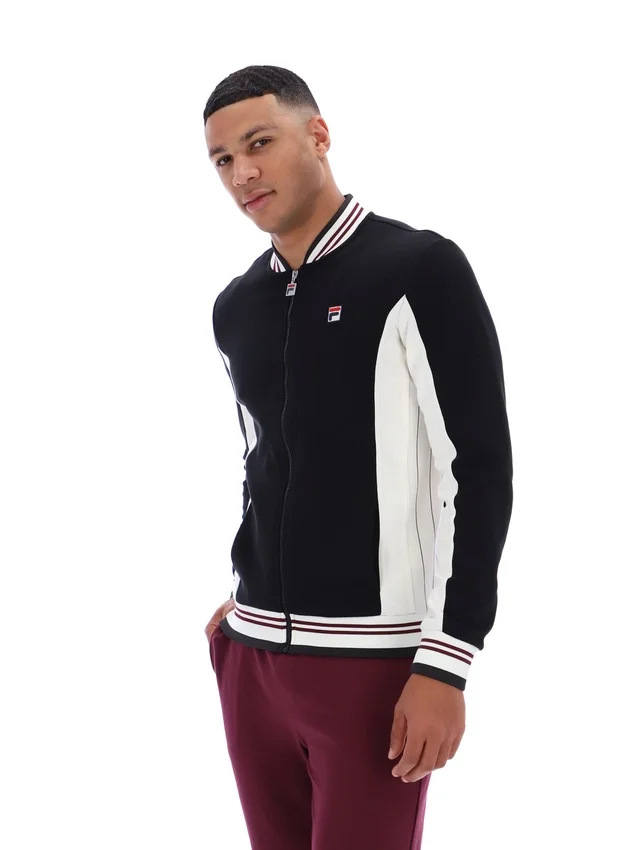 Veste de survêtement de baseball Settanta noire
