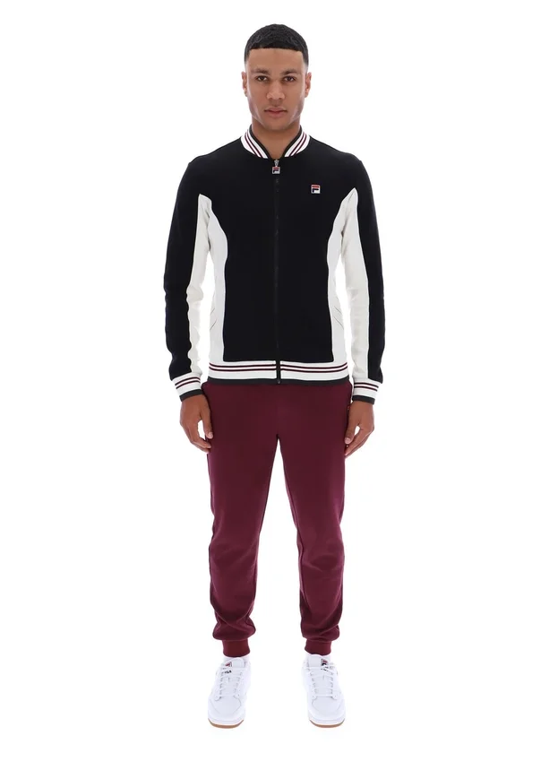 Veste de survêtement de baseball Settanta noire