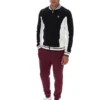 Veste de survêtement de baseball Settanta noire