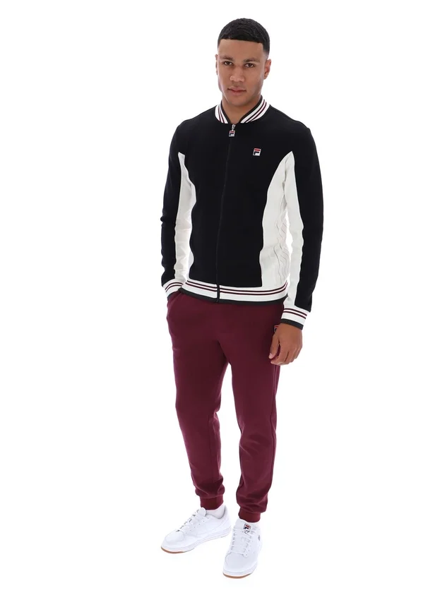 Veste de survêtement de baseball Settanta noire