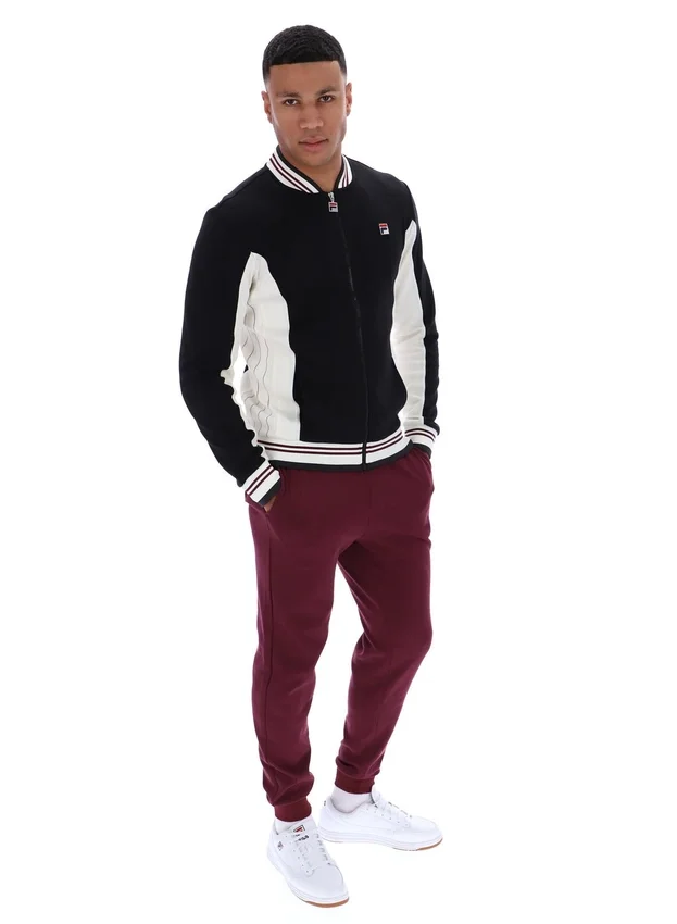 Veste de survêtement de baseball Settanta noire