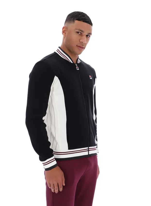 Veste de survêtement de baseball Settanta noire