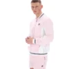 Veste de survêtement de baseball Settanta rose pâle