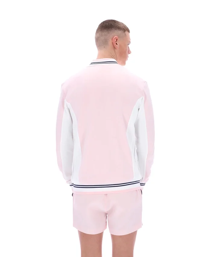 Veste de survêtement de baseball Settanta rose pâle
