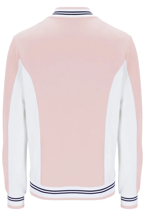 Veste de survêtement de baseball Settanta rose pâle