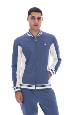 Veste de survêtement de baseball vintage indigo Settanta
