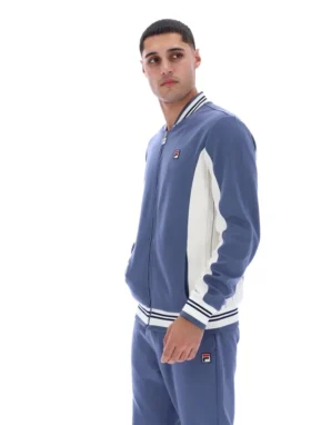 Veste de survêtement de baseball vintage indigo Settanta