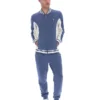 Veste de survêtement de baseball vintage indigo Settanta