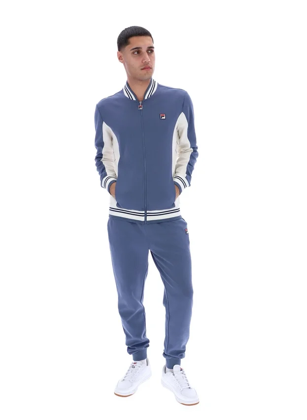 Veste de survêtement de baseball vintage indigo Settanta