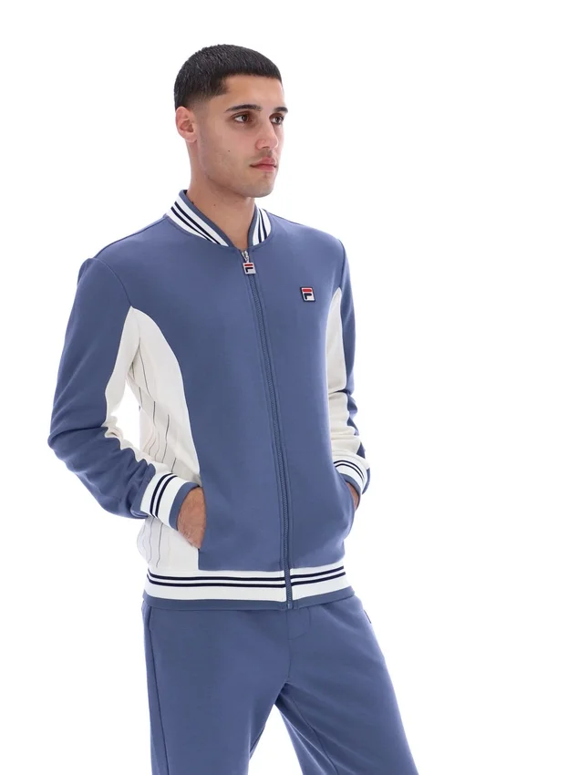 Veste de survêtement de baseball vintage indigo Settanta