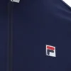 Veste de survêtement de tennis bleu marine pour femme
