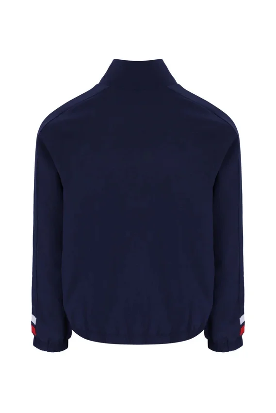 Veste de survêtement de tennis bleu marine pour femme