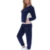 Veste de survêtement emblématique Silvana Fila bleu marine