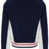 Veste de survêtement emblématique Silvana Fila bleu marine