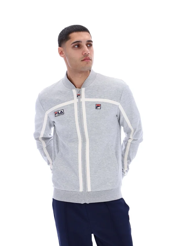 Veste de survêtement Emilio gris chiné