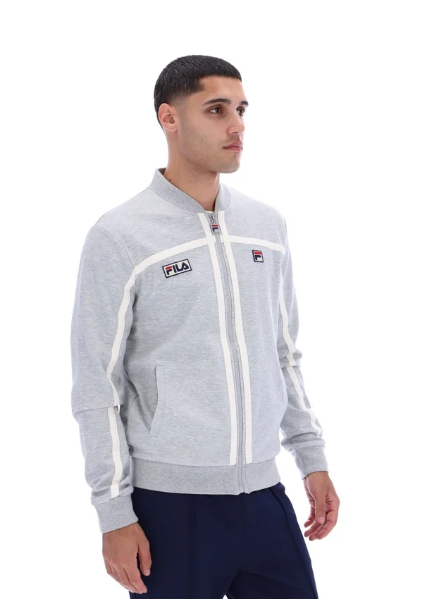 Veste de survêtement Emilio gris chiné