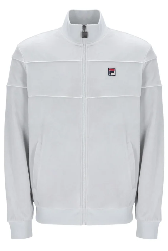 Veste de survêtement en velours Vittorio bleu aube