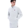 Veste de survêtement en velours Vittorio bleu aube