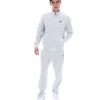 Veste de survêtement en velours Vittorio bleu aube