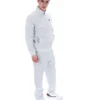 Veste de survêtement en velours Vittorio bleu aube