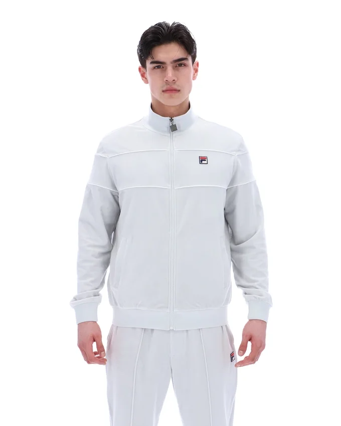 Veste de survêtement en velours Vittorio bleu aube