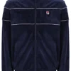 Veste de survêtement en velours Vittorio bleu marine Fila