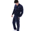 Veste de survêtement en velours Vittorio bleu marine Fila