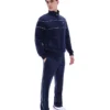 Veste de survêtement en velours Vittorio bleu marine Fila
