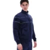 Veste de survêtement en velours Vittorio bleu marine Fila