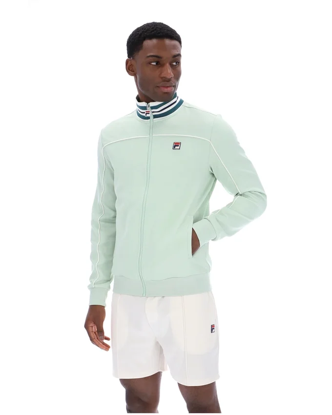 Veste de survêtement Federico à col bordé, couleur Surf Spray