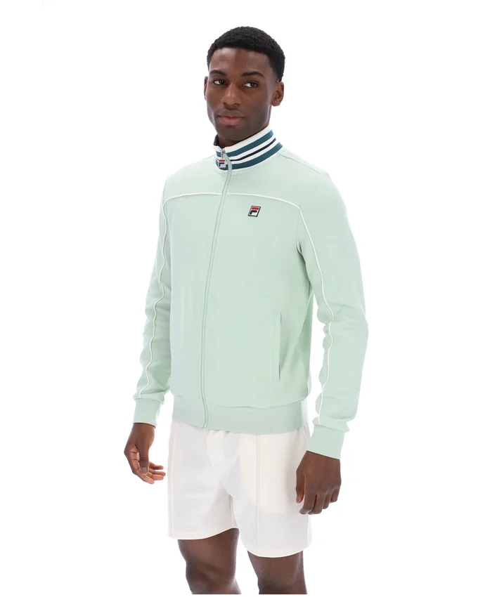 Veste de survêtement Federico à col bordé, couleur Surf Spray