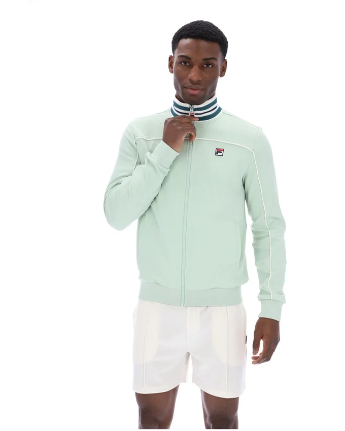 Veste de survêtement Federico à col bordé, couleur Surf Spray