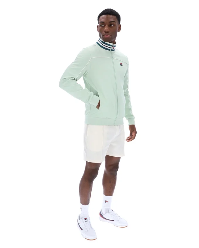 Veste de survêtement Federico à col bordé, couleur Surf Spray