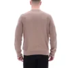 Veste de survêtement Ferguson à mailles ouvertes et empiècements en pointelle, couleur Mocha Meringue
