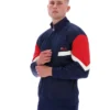 Veste de survêtement Fila bleu marine inspirée des archives Albarn