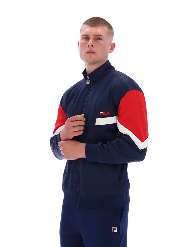 Veste de survêtement Fila bleu marine inspirée des archives Albarn