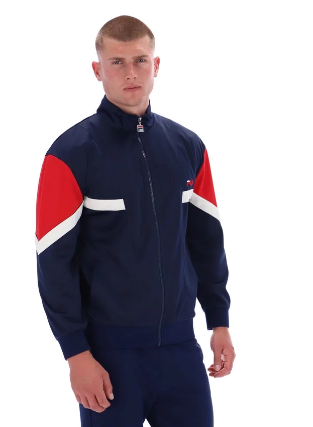 Veste de survêtement Fila bleu marine inspirée des archives Albarn