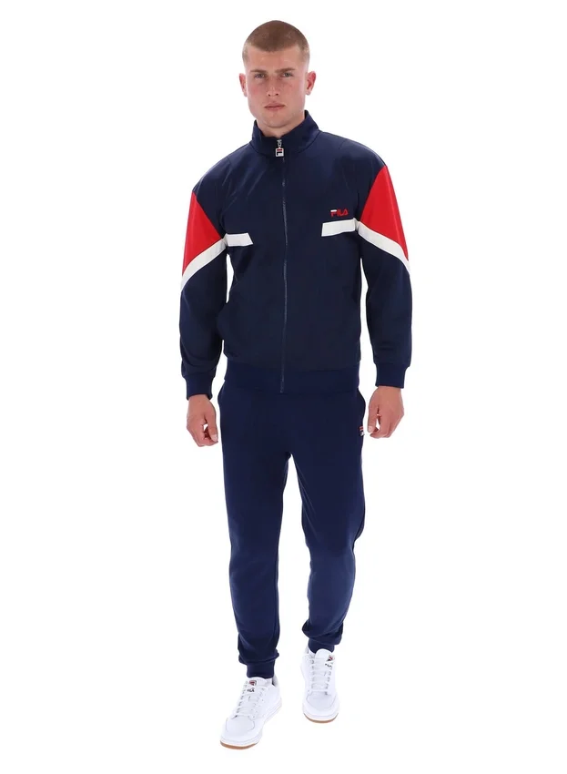 Veste de survêtement Fila bleu marine inspirée des archives Albarn