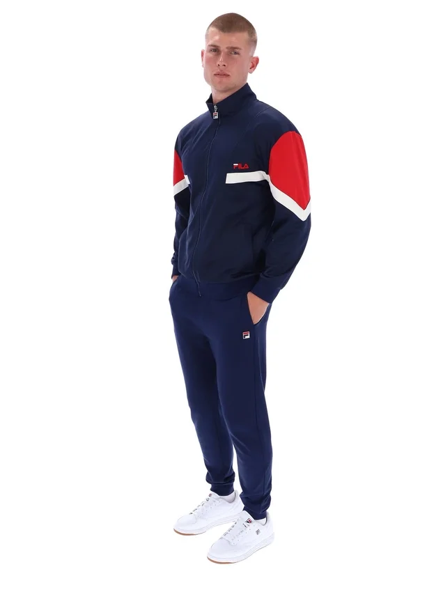 Veste de survêtement Fila bleu marine inspirée des archives Albarn