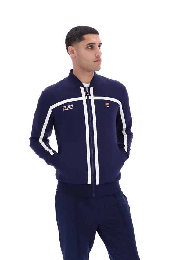 Veste de survêtement Fila Emilio bleu marine