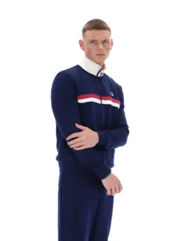 Veste de survêtement Fila Enrico bleu marine