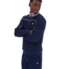 Veste de survêtement Fila Federico bleu marine à col bordé