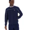 Veste de survêtement Fila Federico bleu marine à col bordé