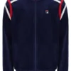 Veste de survêtement Fila Gabriele bleu marine à empiècements contrastés