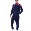 Veste de survêtement Fila Gabriele bleu marine à empiècements contrastés